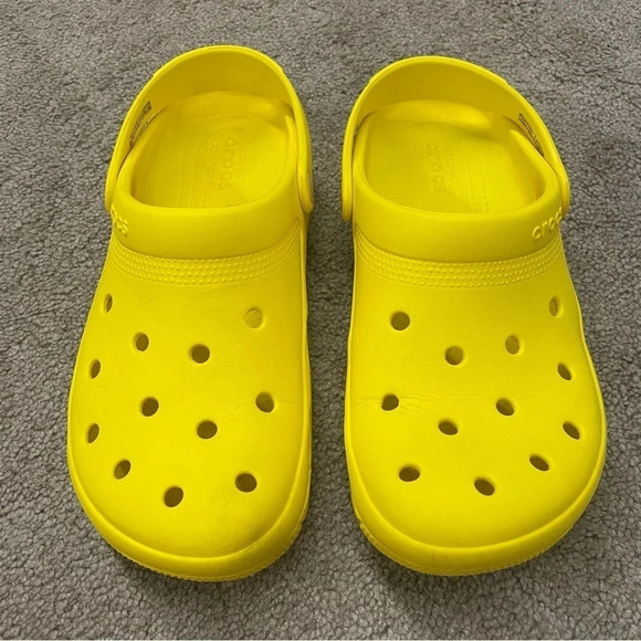 Crocs Coast Clog LEMON YELLOW Unisex Male 7 Women 9 main image 5